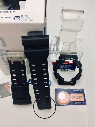 Genuine Casio Watch Band +Bezel +Gasket +Battery +Box\u0026 cradle G-Shock GA-100-1A4  | eBay