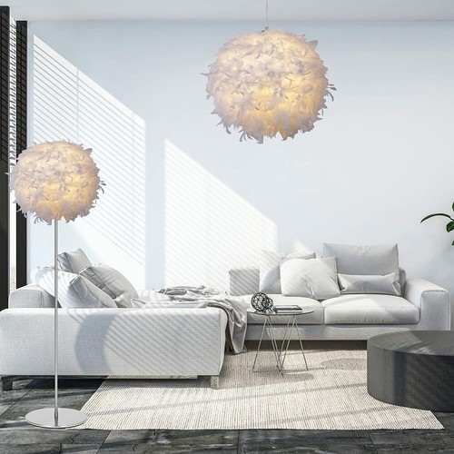 Giggi Fluffy Feather Light Shade, Light Shade or Lampshades for ceiling lights - Picture 16 of 45