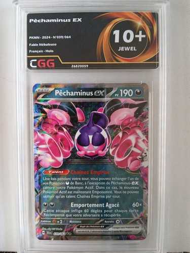 CARTE POKÉMON PÊCHAMINUS ex 039/064 | EV6.5 Fable Nébuleuse | NM EUR 4 CARTE POKÉMON PÊCHAMINUS ex 039/064 | EV6.5 Fable Nébuleuse | NM EUR 4