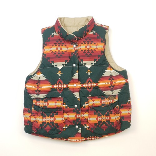 Ralph Lauren Navajo Weste Large Damen Azteken Southwestern Wende Körperwärmer