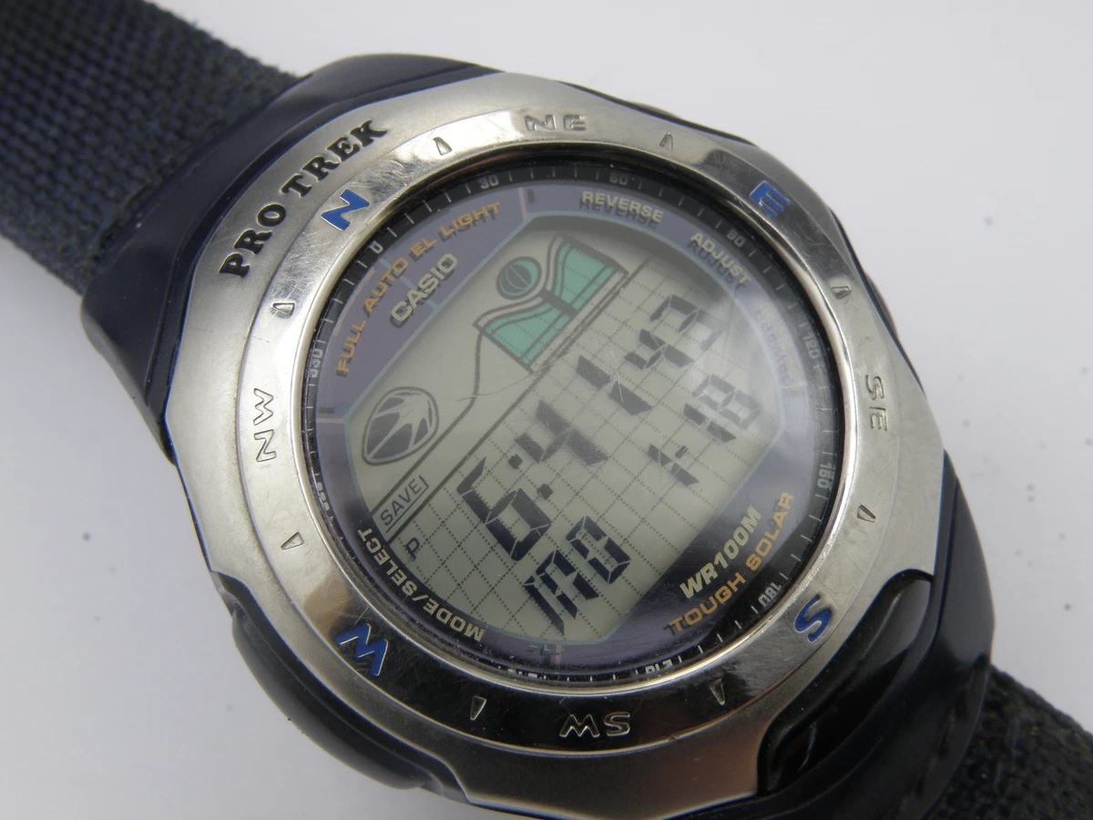 Mens Vintage Casio Pro Trek Watch PRS 201 100m