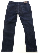 Rare Vintage POLO RALPH LAUREN PRL Straight Corduroy Pants 2000s Navy Blue 36x30