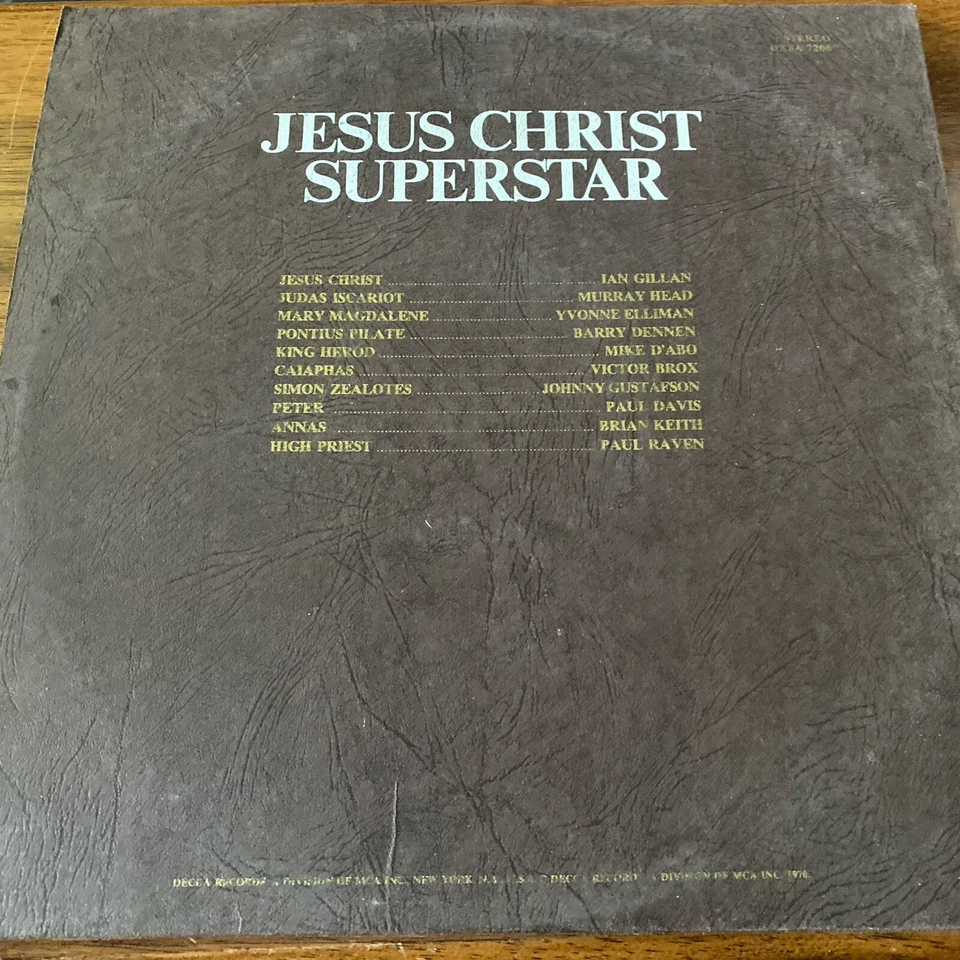 Jesus Christ Superstar: A Rock Opera (1970 Vinyl, Double LP) Andrew Lloyd Webber - Image 2 of 4