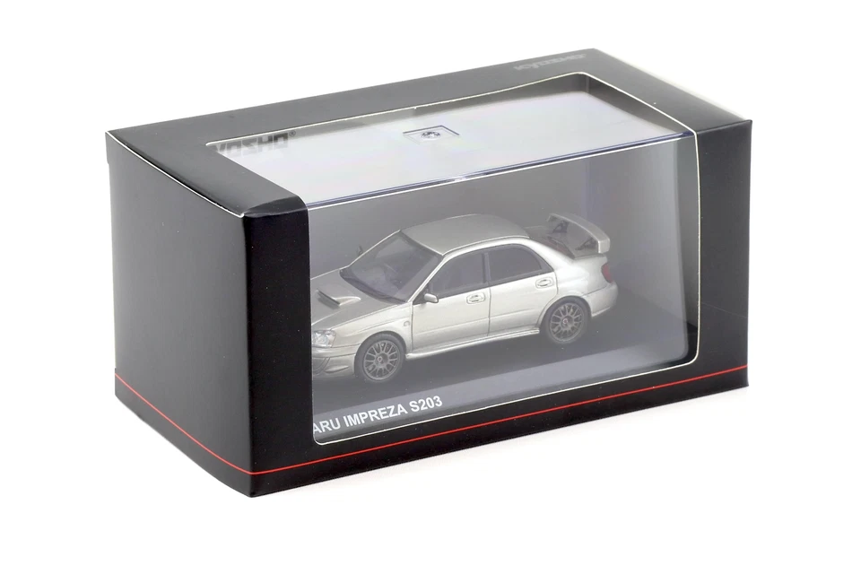 1:43 Kyosho Subaru Impreza S203 Grigio Metallizzato KSR43115GR - Immagine 3 di 3