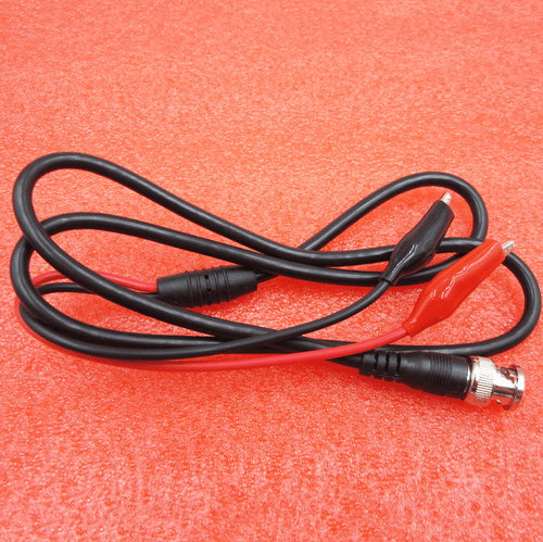BNC Male to Dual Alligator Clip Q9 Oscilloscope Test Probe Cable Lead Cable - Picture 2 of 4