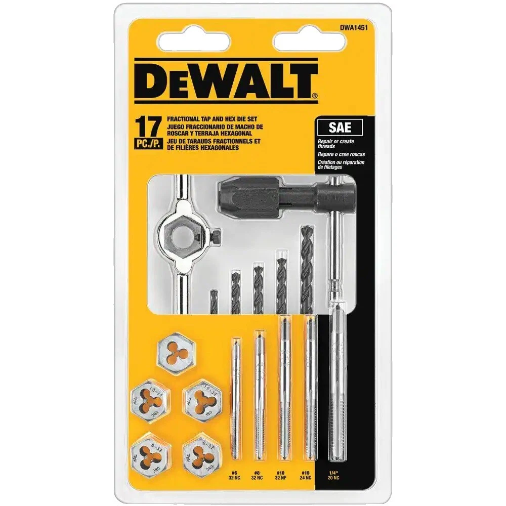 Conjuntos DEWALT Taps & Die