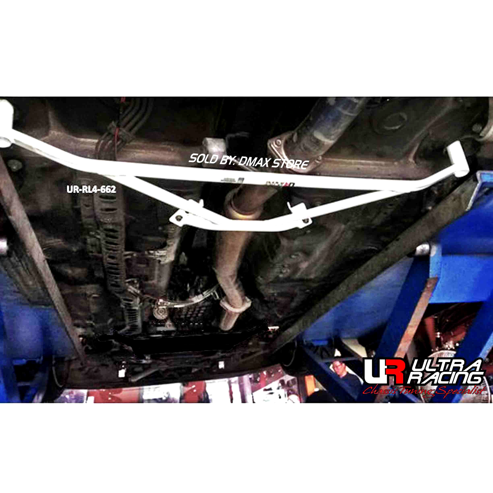 MAZDA RX7 FD3S 1992~2002 ULTRA RACING 4 POINTS REAR LOWER MEMBER BRACE ...