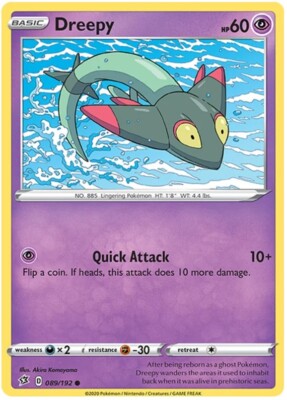 dreepy pokemon card value this attack does 10 more damage. Dreepy 071/131 Reverse Holo Prismatic
