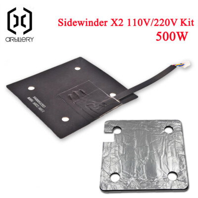 Artillery Sidewinder X2 Genius Pro Heizbett Heizmatte Heizung Isolierung 220V