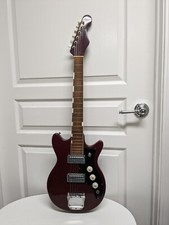 Vintage 1960's Teisco Starway Electric Guitar Red Relic Japan Mij