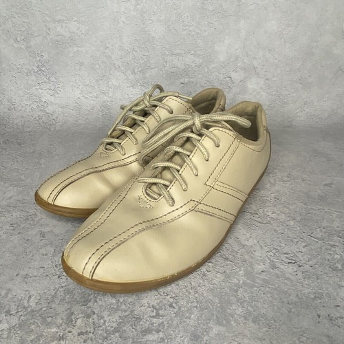 Zapatos de cuero beige Free-step para damas y mujeres soporte para el arco - Reino Unido talla 5 - Imagen 3 de 7