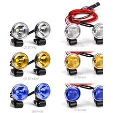 Round spotlight 18mm for 1/10 RC Crawler Car Traxxas TRX4 TRX6 AXIAL SCX10 RC4WD