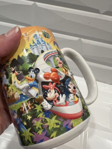 Walt Disney World 4 Parks One World GRANDPA Coffee Cup Mug 3D Original - Picture 3 of 10
