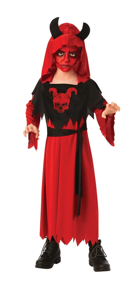 Devil's Robe Costume Boy's Med 1 Piece Size M 8-10 (LOC TUB L-24) - Image 2 of 3