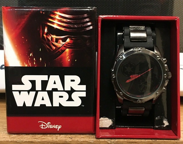 Star Wars Darth Vader Wrist Watch With Band Accutime Dar2000 for sale
