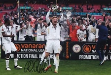 Football - Byron Webster - Hand Signed 12x8 Inch Photograph - Bromley - COA