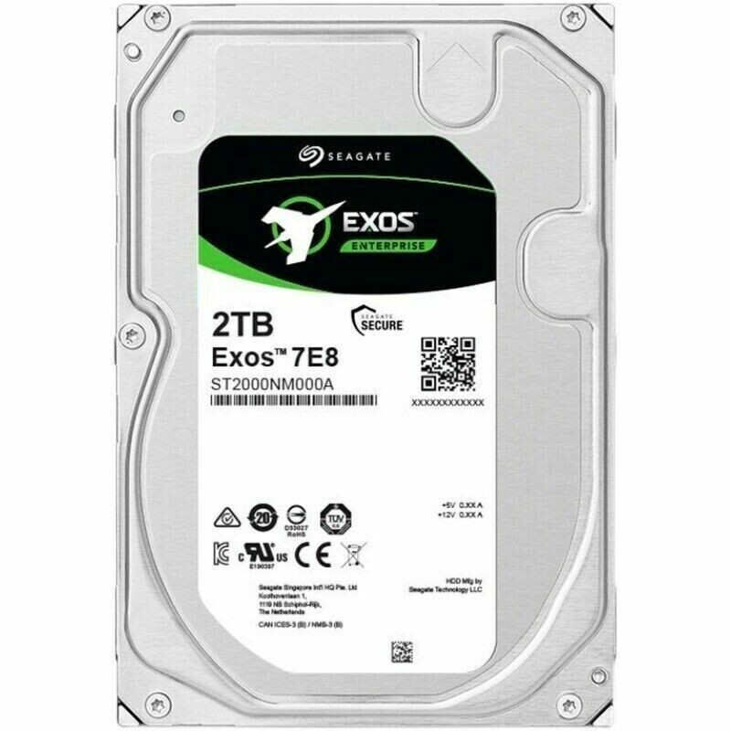 Seagate ST2000NM000A（3.5インチ HDD 2TB） ST2000NM000A Seagate Exos 7E8 2TB Enterprise 3.5