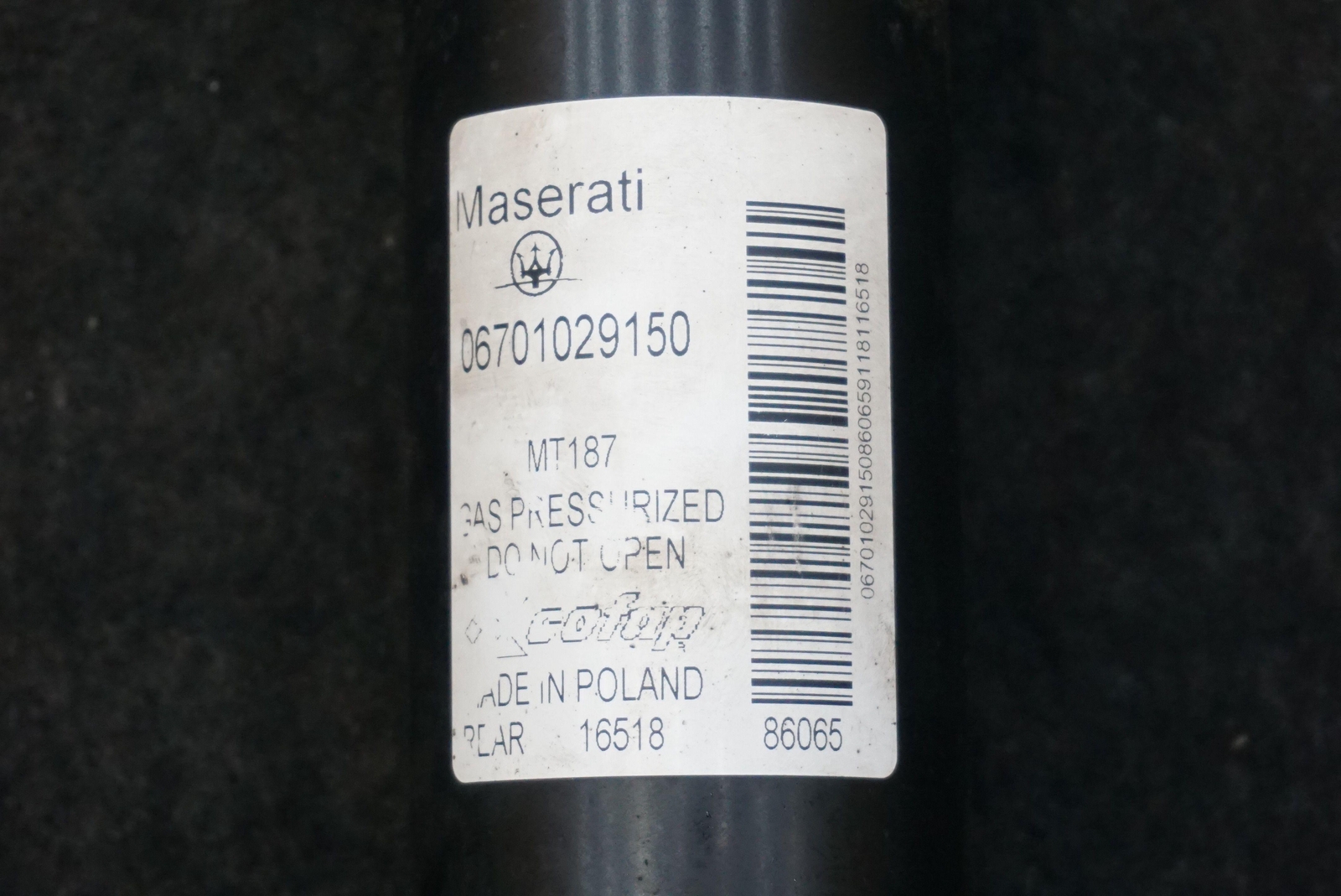 Set Rear Left Right Shock Absorber Strut 6701029150 Maserati Ghibli M157 14-17+