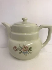 Drip-o-lator Ceramic Coffee  Tea Pot The Enterprise Aluminum Co USA Vintage