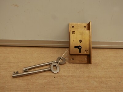 sicherer 3'' 4 Hebel Schrank Kassenschloss Messing stranggepresst 2 Schlüssel