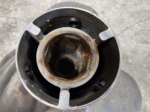 COUNTER 14 3/4" X 21P MERCURY MIRAGE PLUS SS PROP, 48-13703 21P, FLO TORQ, P8671 - Picture 4 of 14