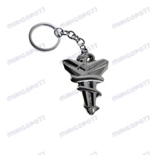 Kobe Bryant Black Mamba Snake Lakers 3D Metal Emblem Key Fob Keyring Keychain X1