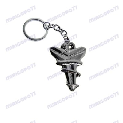 Kobe Key Rings Kobe Bryant Black Mamba Snake Lakers 3D Metal Emblem Key Fob Keyring ...