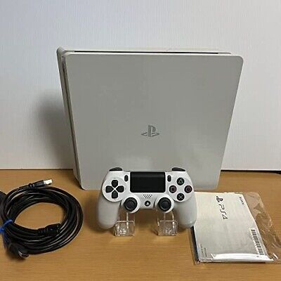 Sony PlayStation 4 PS4 Slim CUH-2100A White Game Console Full Set Japan F/S  | eBay