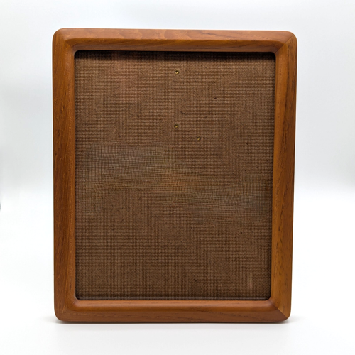 Teak Wood Picture Photo Frame 8x10 Rounded Corners VTG MCM Danish Style Thailand - Picture 2 of 9