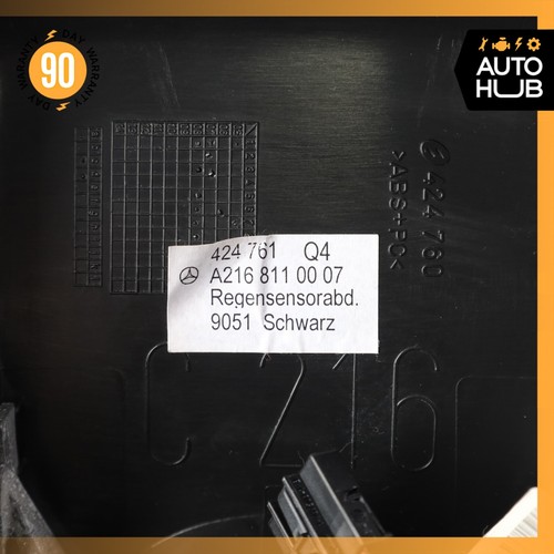 07-10 Mercedes W216 CL63 AMG CL550 CL600 Interior Rear View Mirror Black OEM - Picture 12 of 13