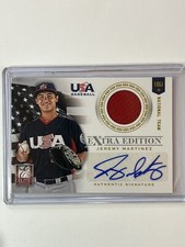 JEREMY MARTINEZ 2012 Elite Extra Edition Jersey Auto Autograph #D /249