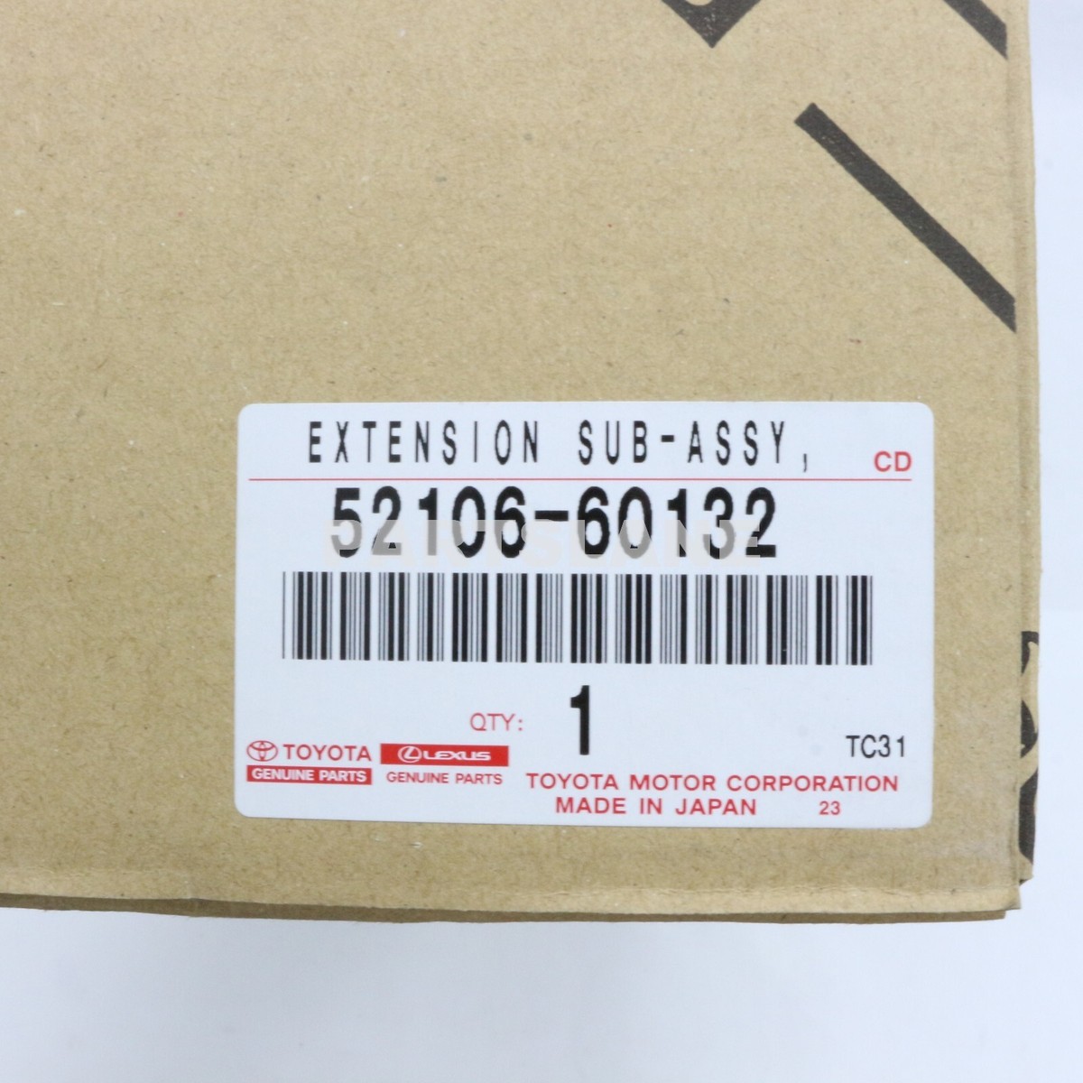 Toyota Land Cruiser FZJ76 GRJ76 OEM Rear Right Bumper Extension