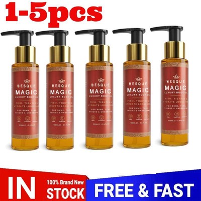 BESQUE Magic Luxury Body Oil 100ml Tighten Hydrate Skin BRAND 1·5pcs