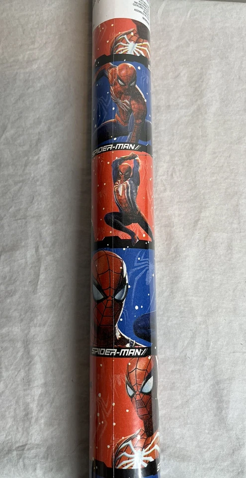 1Roll Spider-Man PlayStation PS4 PS5 Birthday Christmas Gift Wrap 70 Sqft - Image 3 of 4