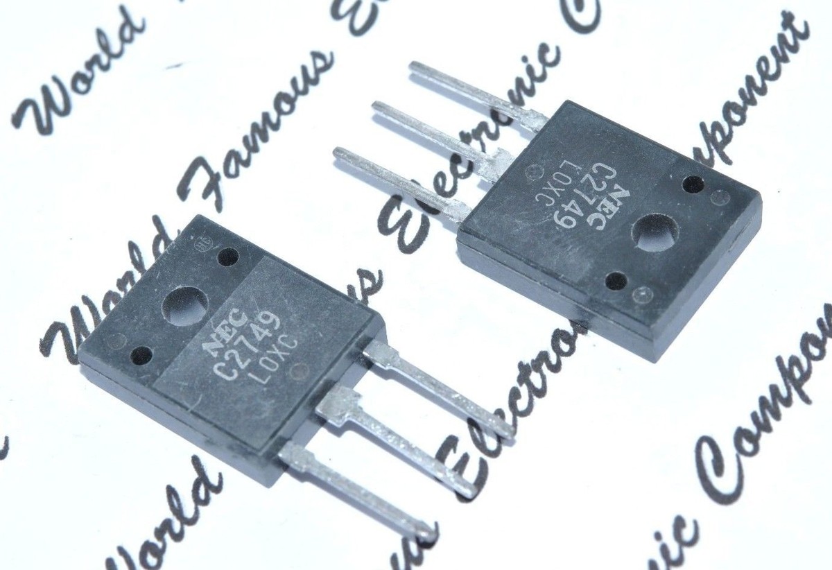 1pcs- NEC 2SC2749 (C2749) NPN 100W 500V 10A Transistor 1pcs- NEC 2SC2749 (C2749) NPN 100W 500V 10A Transistor