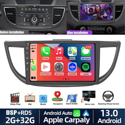 10.1''2+32 Android 12 Car Stereo Radio for Honda CRV 2012-16 GPS NAVI DSP IPS BT