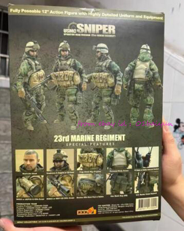 Hot Toys•USMC SNIPER Hot Toys U.s. Forces Usmc SNIPER Military Model Action