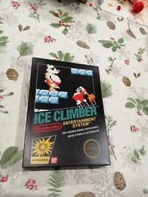 NES ICE CLIMBER  BOX ONLY NO GAME NO MANUAL PAL VERSION ONLY FOR DISPLAY NO GAME