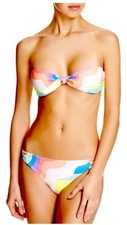 NWT  240 Sz S Mara Hoffman AURA LIGHT BANDEAU TOP  BIKINI BOTTOM