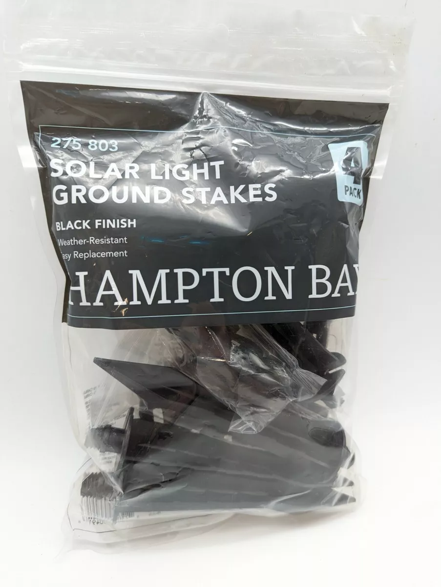 Hampton Bay Landscape Solar Light Ground Stakes 4 Pack