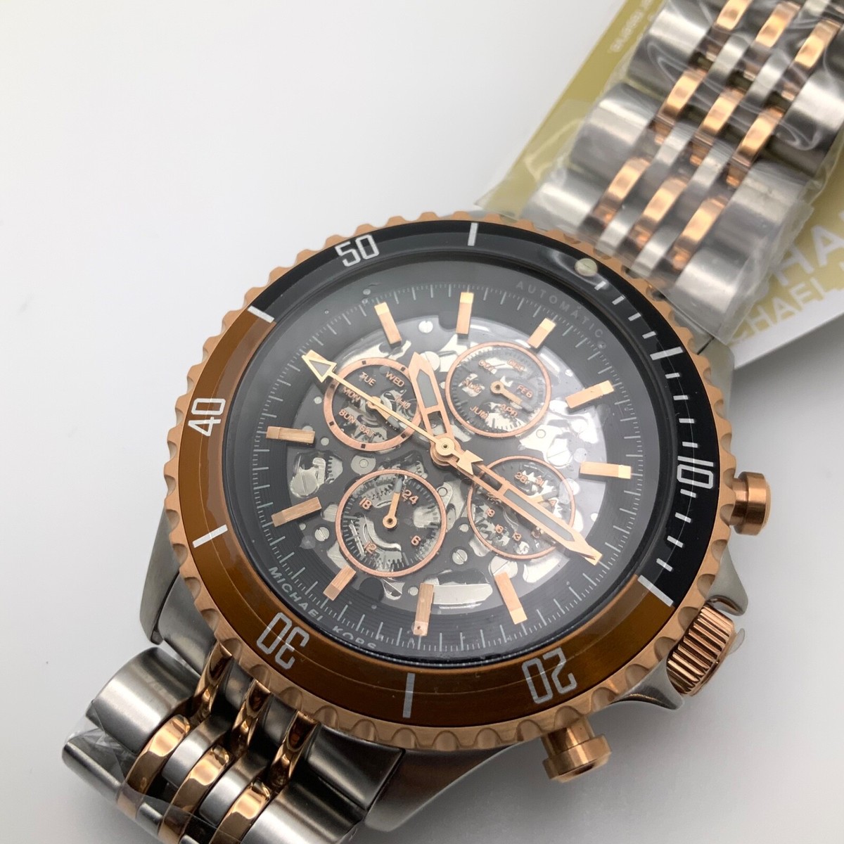 NWT Michael Kors Bayville Chronograph Automatic Men