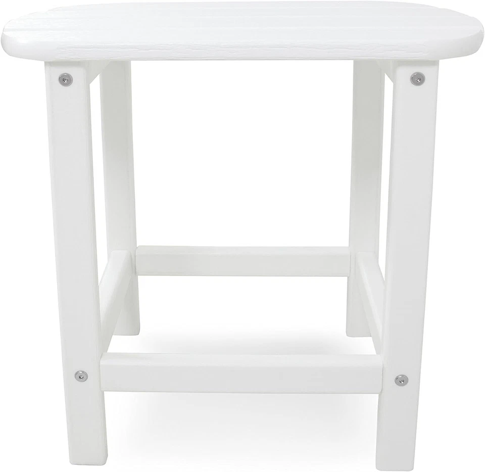 Mesa auxiliar exterior POLYWOOD SBT18WH South Beach 18", blanca 18", Foto 4 de 4
