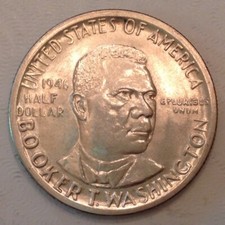 1946 Booker T. Washington  Commemorative Half Dollar Uncirculated Unc cd -