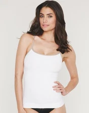 New Maidenform Control It Cooling Racerback White Cami Camisole - XXL