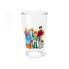 Clue Club Mixing Glass, 16oz, Classic Cartoon Fan Gift