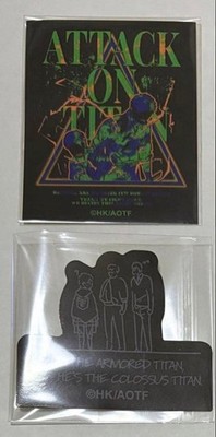 Attack on Titan Sticker AIR TOKYO Rainer/Bertolt Eren Set  11th Release LE,