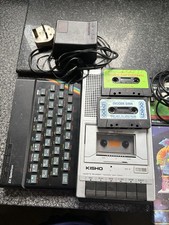 1984 ZX Sinclair spectrum Gaming Console With Cassette Player And Games