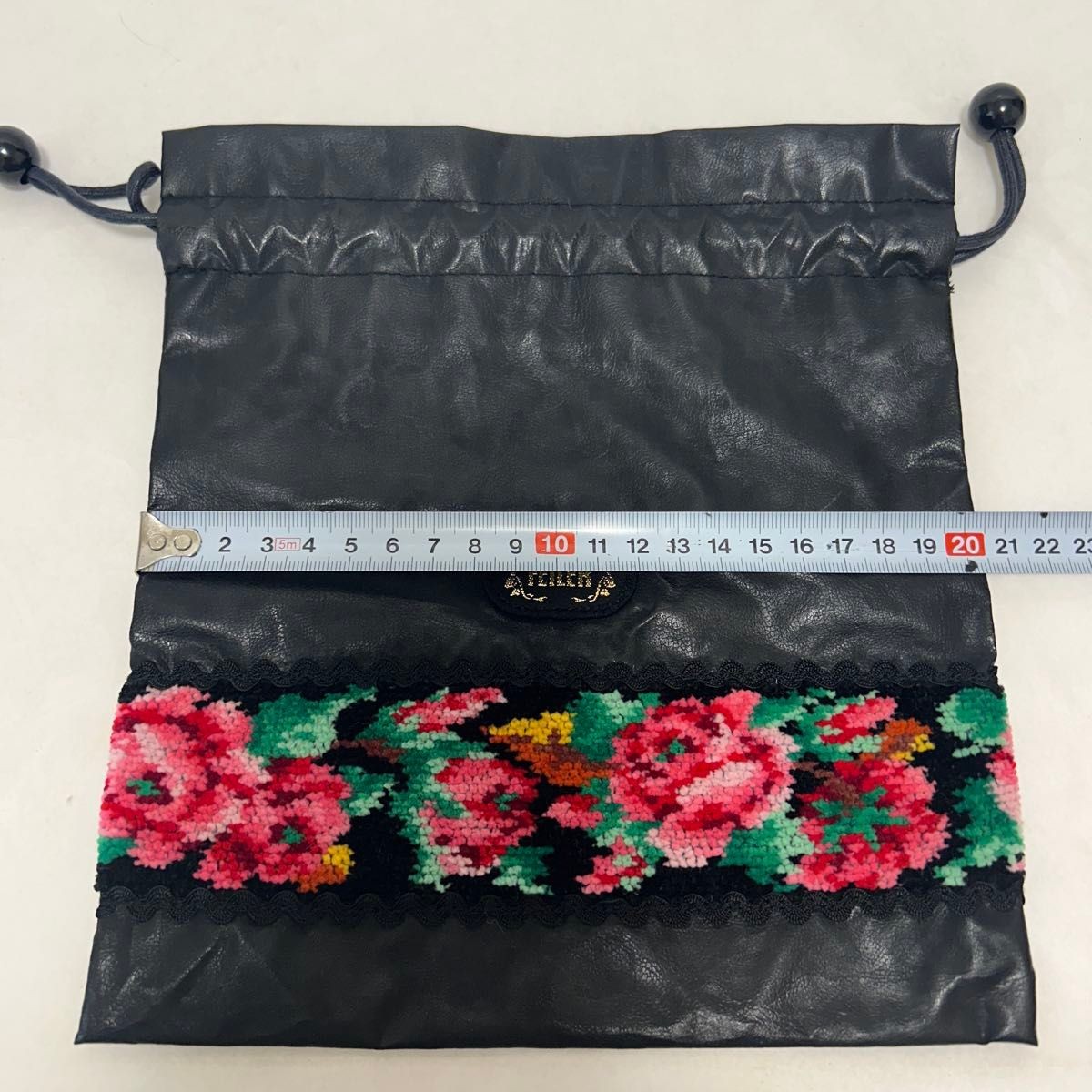 feiler pouch drawstring bag floral pattern - image 4