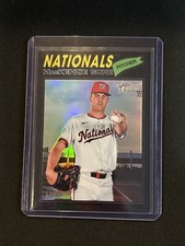 🔥MacKenzie Gore 2026 Topps Heritage #294 Chrome Black 52/77 Nationals