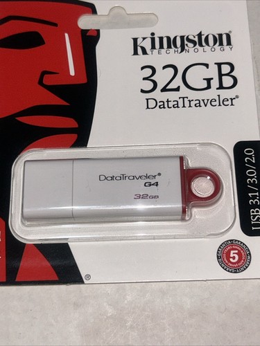 Kingston Flash Drive 32GB Speicherstick Brandneu DataTraveler - Bild 3 von 3